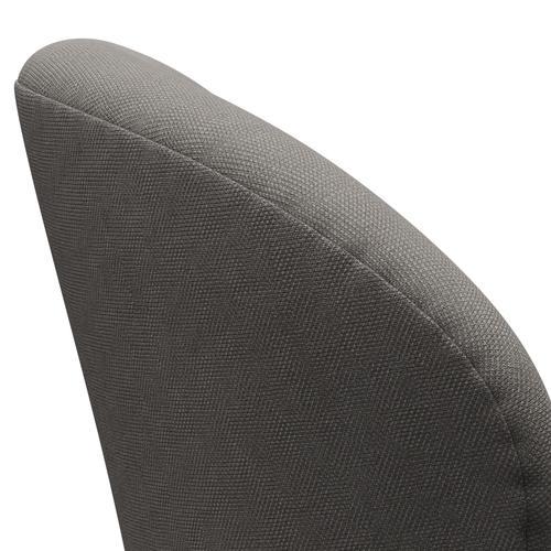 [product_category]-Fritz Hansen Swan Lounge Chair, Satin Brushed Aluminium/Steelcut Medium Grey-Fritz Hansen-3320-STI155-SPAL-FRI-5