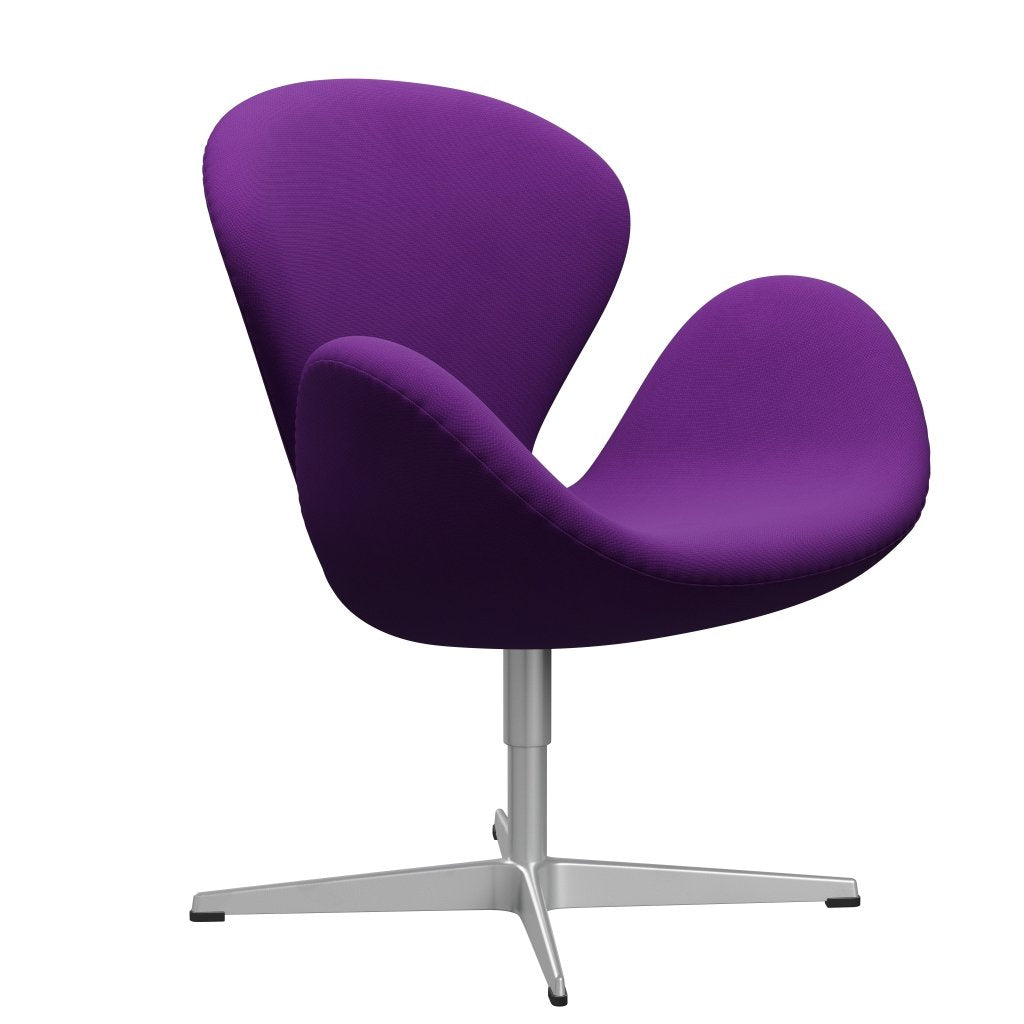 [product_category]-Fritz Hansen Swan Lounge Chair, Silver Grey/Fame Violet-Fritz Hansen-3320-F65084-SGBASE-FRI-2