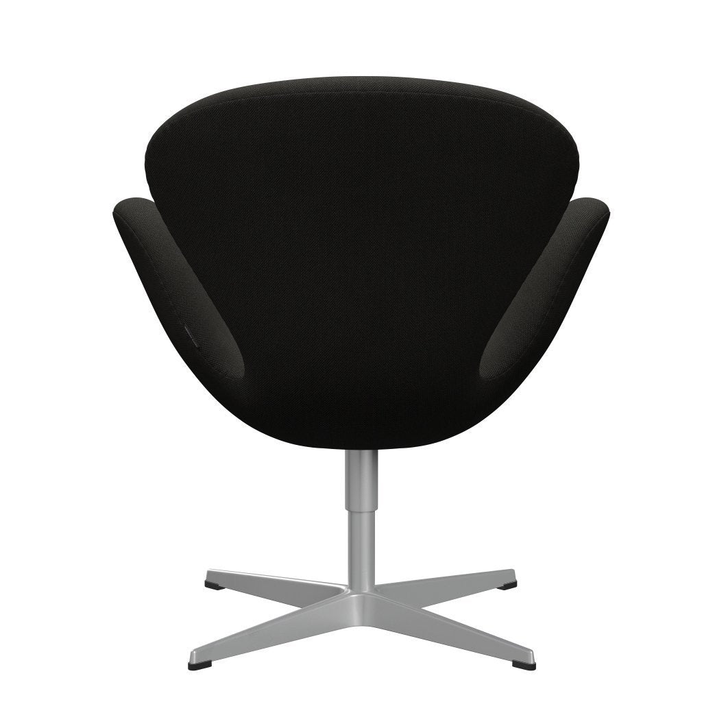 [product_category]-Fritz Hansen Swan Lounge Chair, Silver Grey/Steelcut Trio Dark Brown-Fritz Hansen-3320-STR383-SGBASE-FRI-4