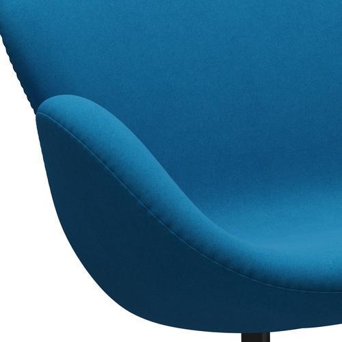 [product_category]-Fritz Hansen Swan Sofa 2 Seater, Black Lacquered/Divina Turquoise-Fritz Hansen-3321-DIV826-BLLA-FRI-7