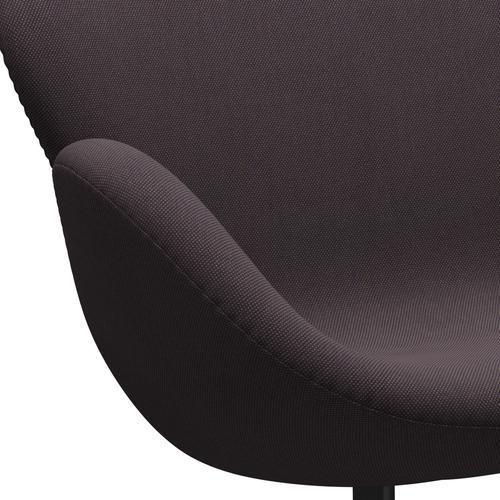 [product_category]-Fritz Hansen Swan Sofa 2 Seater, Black Lacquered/Steelcut Trio Brown-Fritz Hansen-3321-STR283-BLLA-FRI-7