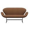 Fritz Hansen Swan™ Sofa 2 Seater, Brown Bronze/Canvas Sand Colours