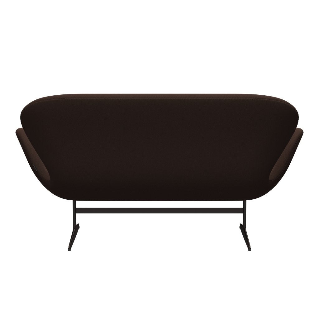 [product_category]-Fritz Hansen Swan Sofa 2 Seater, Brown Bronze/Capture Chocolate Brown-Fritz Hansen-3321-CP6901-BBBASE-FRI-4