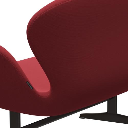 [product_category]-Fritz Hansen Swan Sofa 2 Seater, Brown Bronze/Capture Instant Red-Fritz Hansen-3321-CP5401-BBBASE-FRI-5