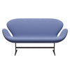 Fritz Hansen Swan™ Sofa 2 Seater, Brown Bronze/Capture Light Blue (4901)