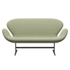 Fritz Hansen Swan™ Sofa 2 Seater, Brown Bronze/Capture Soft Green