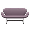 Fritz Hansen Swan™ Sofa 2 Seater, Brown Bronze/Capture Violet/Brown