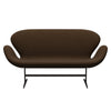 Fritz Hansen Swan™ Sofa 2 Seater, Brown Bronze/Diablo Chestnut