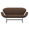 Fritz Hansen Swan™ Sofa 2 Seater, Brown Bronze/Divina Dark Brown (356)