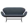 Fritz Hansen Swan™ Sofa 2 Seater, Brown Bronze/Divina Grey