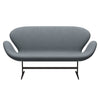 Fritz Hansen Swan™ Sofa 2 Seater, Brown Bronze/Divina Light Grey