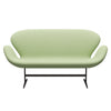 Fritz Hansen Swan™ Sofa 2 Seater, Brown Bronze/Divina Light Yellow