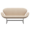 Fritz Hansen Swan™ Sofa 2 Seater, Brown Bronze/Divina Md Crème