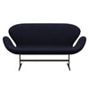 Fritz Hansen Swan™ Sofa 2 Seater, Brown Bronze/Divina Md Navy Dark