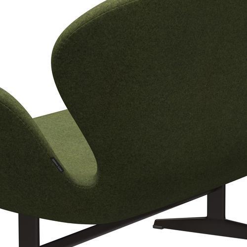 [product_category]-Fritz Hansen Swan Sofa 2 Seater, Brown Bronze/Divina Md Wintergreen-Fritz Hansen-3321-DMD943-BBBASE-FRI-5