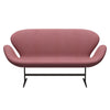 Fritz Hansen Swan™ Sofa 2 Seater, Brown Bronze/Divina Melange Pink