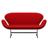 Fritz Hansen Swan™ Sofa 2 Seater, Brown Bronze/Divina Red (623)