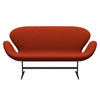 Fritz Hansen Swan™ Sofa 2 Seater, Brown Bronze/Divina Terracotta