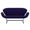 Fritz Hansen Swan™ Sofa 2 Seater, Brown Bronze/Divina Violet Dark (692)