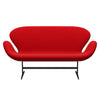 Fritz Hansen Swan™ Sofa 2 Seater, Brown Bronze/Fame Red (64119)