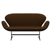 Fritz Hansen Swan™ Sofa 2 Seater, Brown Bronze/Hallingdal Brown