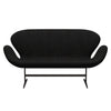 Fritz Hansen Swan™ Sofa 2 Seater, Brown Bronze/Hallingdal Charcoal