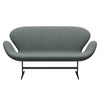 Fritz Hansen Swan™ Sofa 2 Seater, Brown Bronze/Hallingdal Grey