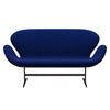 Fritz Hansen Swan™ Sofa 2 Seater, Brown Bronze/Hallingdal Sea Blue