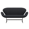 Fritz Hansen Swan™ Sofa 2 Seater, Brown Bronze/Hallingdal Violet/Green