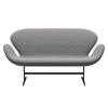 Fritz Hansen Swan™ Sofa 2 Seater, Brown Bronze/Re Wool Wool White/Natural