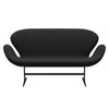 Fritz Hansen Swan™ Sofa 2 Seater, Brown Bronze/Steelcut Dark Brown (380)