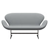 Fritz Hansen Swan™ Sofa 2 Seater, Brown Bronze/Steelcut Trio Beige