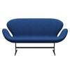 Fritz Hansen Swan™ Sofa 2 Seater, Brown Bronze/Steelcut Trio Cobalt Blue