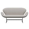 Fritz Hansen Swan™ Sofa 2 Seater, Brown Bronze/Steelcut Trio White & Grey