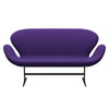 Fritz Hansen Swan™ Sofa 2 Seater, Brown Bronze/Tonus Violet