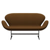 Fritz Hansen Svanesofa 2-Personers, Brown Bronze/Tonus Varm Brun (364)