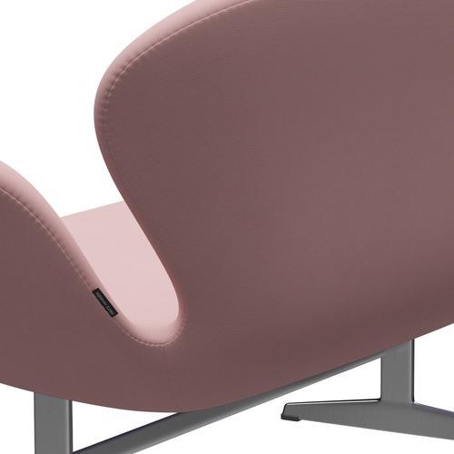 [product_category]-Fritz Hansen Swan Sofa 2 Seater, Satin Brushed Aluminium/Fame Warm Purple-Fritz Hansen-3321-F64169-SPAL-FRI-5