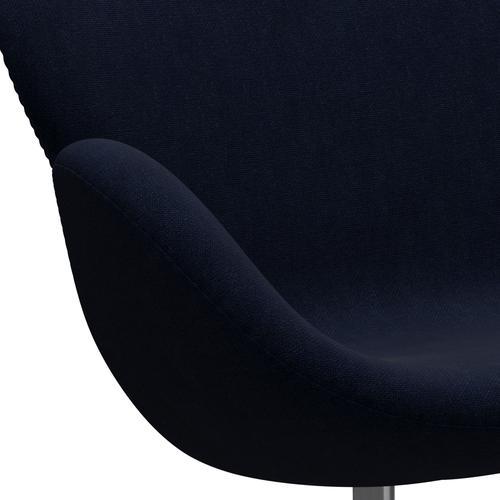 [product_category]-Fritz Hansen Swan Sofa 2 Seater, Satin Brushed Aluminium/Hallingdal Royal Blue-Fritz Hansen-3321-HAL764-SPAL-FRI-7