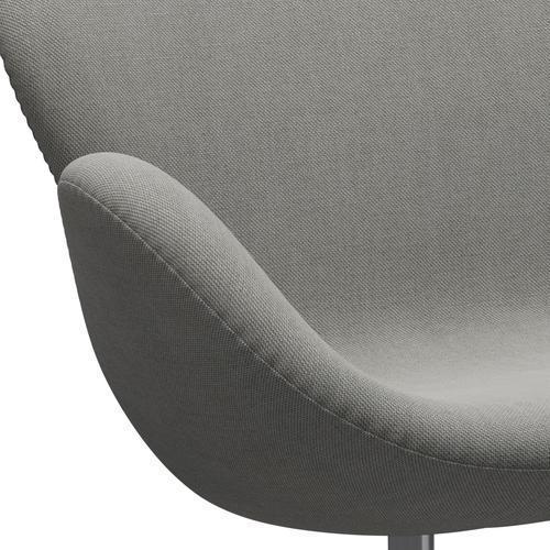 [product_category]-Fritz Hansen Swan Sofa 2 Seater, Satin Brushed Aluminium/Sunniva Sand/Light Grey-Fritz Hansen-3321-SV153-SPAL-FRI-7