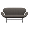 Fritz Hansen Swan™ Sofa 2 Seater, Silver Grey/Canvas Grey