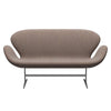 Fritz Hansen Swan™ Sofa 2 Seater, Silver Grey/Canvas Grey Sand