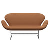 Fritz Hansen Swan™ Sofa 2 Seater, Silver Grey/Capture Copper