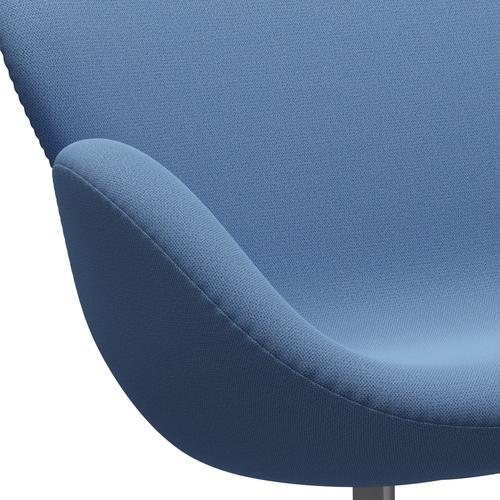 [product_category]-Fritz Hansen Swan Sofa 2 Seater, Silver Grey/Capture Instant Blue-Fritz Hansen-3321-CP5002-SGBASE-FRI-7