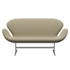 Fritz Hansen Swan™ Sofa 2 Seater, Silver Grey/Capture Sand Colours