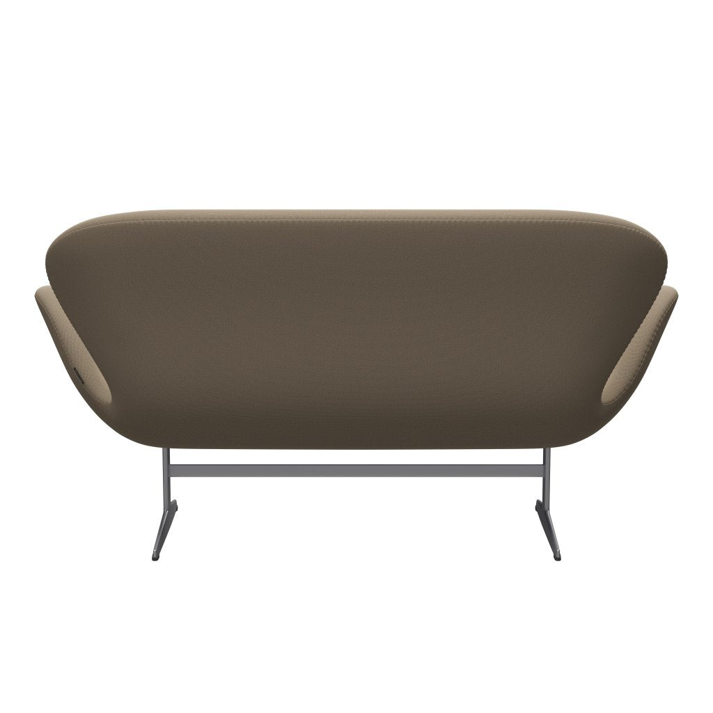 [product_category]-Fritz Hansen Swan Sofa 2 Seater, Silver Grey/Capture Sand-Fritz Hansen-3321-CP6101-SGBASE-FRI-4