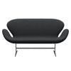 Fritz Hansen Swan™ Sofa 2 Seater, Silver Grey/Christianshavn Dark Grey