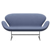 Fritz Hansen Swan™ Sofa 2 Seater, Silver Grey/Christianshavn Light Blue Uni