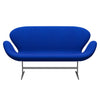 Fritz Hansen Swan™ Sofa 2 Seater, Silver Grey/Divina Blue