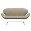 Fritz Hansen Swan™ Sofa 2 Seater, Silver Grey/Divina Light Beige