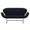 Fritz Hansen Swan™ Sofa 2 Seater, Silver Grey/Divina Md Navy Dark